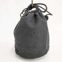 kina キナ pon pon bag ポンポンバッグ maru まる 巾着 ショルダーバッグ ブラック レディース【中古】5-0806G∞