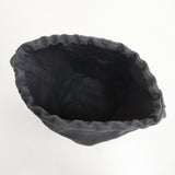 kina キナ pon pon bag ポンポンバッグ maru まる 巾着 ショルダーバッグ ブラック レディース【中古】5-0806G∞