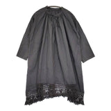 nest Robe 01103-2014 裾レース チュニック  ワンピース グレー レディース ネストローブ【中古】5-0714M∞