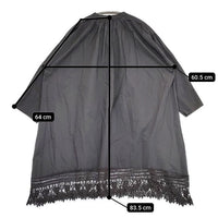 nest Robe 01103-2014 裾レース チュニック  ワンピース グレー レディース ネストローブ【中古】5-0714M∞