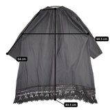 nest Robe 01103-2014 裾レース チュニック  ワンピース グレー レディース ネストローブ【中古】5-0714M∞
