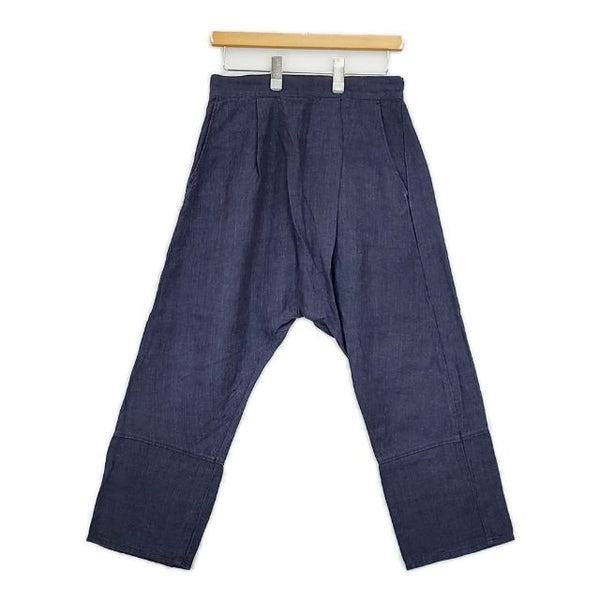 nest Robe 01121-2004 リネン インディゴ サルエルパンツ ネイビー レディース ネストローブ【中古】5-0619M∞