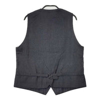 nest Robe 01113-1098 ストライプ ウール ジレ ベスト グレー レディース ネストローブ【中古】5-0921T∞