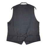 nest Robe 01113-1098 ストライプ ウール ジレ ベスト グレー レディース ネストローブ【中古】5-0921T∞