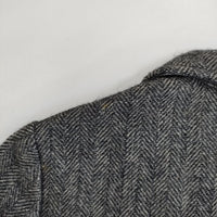 nest Robe 01104-0241 ヘリンボーン ウールリネン ジャケット グレー レディース ネストローブ【中古】5-0921T∞