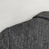 nest Robe 01104-0241 ヘリンボーン ウールリネン ジャケット グレー レディース ネストローブ【中古】5-0921T∞