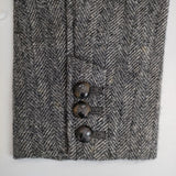 nest Robe 01104-0241 ヘリンボーン ウールリネン ジャケット グレー レディース ネストローブ【中古】5-0921T∞