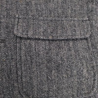 nest Robe 01104-0241 ヘリンボーン ウールリネン ジャケット グレー レディース ネストローブ【中古】5-0921T∞
