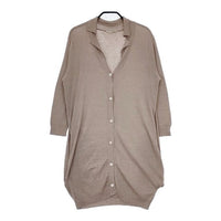 nest Robe 29082-0192 コットンニット ロング カーディガン ベージュ レディース ネストローブ【中古】5-0619M∞