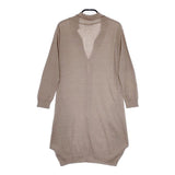 nest Robe 29082-0192 コットンニット ロング カーディガン ベージュ レディース ネストローブ【中古】5-0619M∞