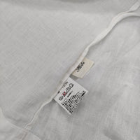 nest Robe 01112-1165 リネン プルオーバー ブラウス シャツ ホワイト レディース ネストローブ【中古】5-0619M∞
