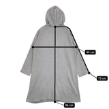 Bisque by nest Robe 03111-3063 スウェット パーカー ワンピース グレー レディース ビスク バイ ネストローブ【中古】5-0714M∞