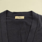 nest Robe 01123-1014 コットン カシミヤ カーディガン ネイビー レディース ネストローブ【中古】5-0619T∞