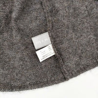 mino ミノ yoko ヨコ ポンチョ ニット アルパカ混 ポンチョ グレー レディース【中古】5-0921T∞