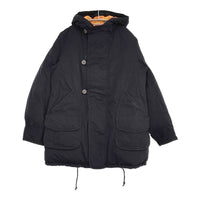 umii 908/45R/45rpm サテンピーチダウンコート 女の子 定価55000円 ネイビー レディース ウミフォーティーファイブアールピーエム【中古】5-0920A♪