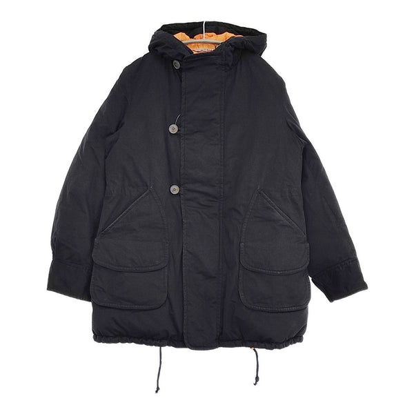 umii 908/45R/45rpm サテンピーチダウンコート 女の子 定価55000円 ネイビー レディース ウミフォーティーファイブアールピーエム【中古】5-0920A♪