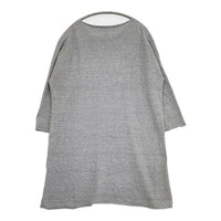 vie evam eva V133K925 チュニック コットン ワンピース チュニック グレー レディース ヴィー エヴァムエヴァ【中古】5-0714M∞