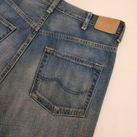 caqu フレンドシップ サルエル ペンシル 26013 デニムパンツ ブルー レディース サキュウ【中古】5-0714G∞