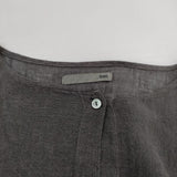 evam eva E131T130 リネン シャツワンピース チュニック グレー レディース エヴァムエヴァ【中古】5-0619M∞