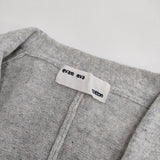 evam eva E121K007 コットンニット 羽織 ガウン ロング丈 カーディガン グレー レディース エヴァムエヴァ【中古】5-0714M∞