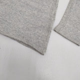 evam eva E121K007 コットンニット 羽織 ガウン ロング丈 カーディガン グレー レディース エヴァムエヴァ【中古】5-0714M∞