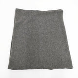 evam eva E143G025 ウール アルパカ 無地 マフラー スヌード チャコールグレー レディース エヴァムエヴァ【中古】5-1027T◎