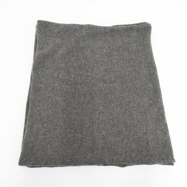 evam eva E143G025 ウール アルパカ 無地 マフラー スヌード チャコールグレー レディース エヴァムエヴァ【中古】5-1027T◎