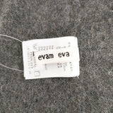 evam eva E143G025 ウール アルパカ 無地 マフラー スヌード チャコールグレー レディース エヴァムエヴァ【中古】5-1027T◎