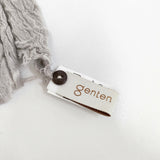 genten コットン 無地 マフラー ストール グレー レディース ゲンテン【中古】5-0605M◎