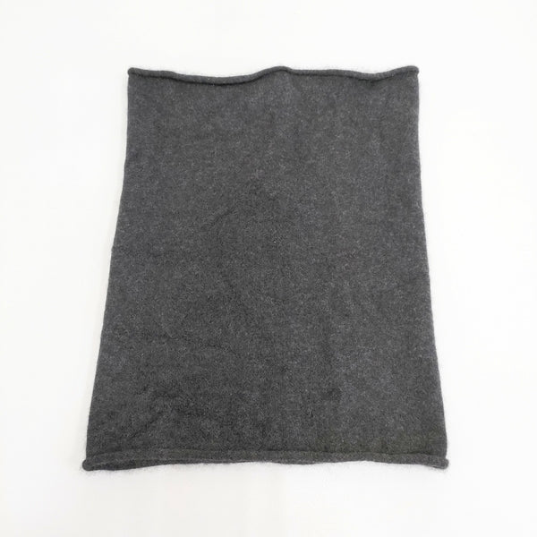evam eva 無地 マフラー スヌード ネックウォーマー チャコールグレー レディース エヴァムエヴァ【中古】5-1006T◎