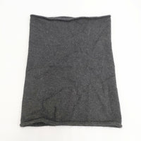 evam eva 無地 マフラー スヌード ネックウォーマー チャコールグレー レディース エヴァムエヴァ【中古】5-1006T◎