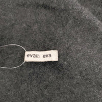 evam eva 無地 マフラー スヌード ネックウォーマー チャコールグレー レディース エヴァムエヴァ【中古】5-1006T◎