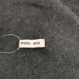 evam eva 無地 マフラー スヌード ネックウォーマー チャコールグレー レディース エヴァムエヴァ【中古】5-1006T◎
