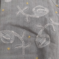 Sally Scott 刺繍 お花 ノーカラー 7AR コート ベージュ レディース サリースコット【中古】5-0619M∞