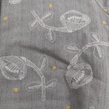 Sally Scott 刺繍 お花 ノーカラー 7AR コート ベージュ レディース サリースコット【中古】5-0619M∞