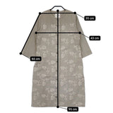 Sally Scott 刺繍 お花 ノーカラー 7AR コート ベージュ レディース サリースコット【中古】5-0619M∞