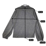 45R/45rpm フェルトKNIT TURTLENECK 定価24200円 ニット タートルネック サイズ2 セーター ニット グレー レディース フォーティーファイブアールピーエム【中古】5-0921T∞