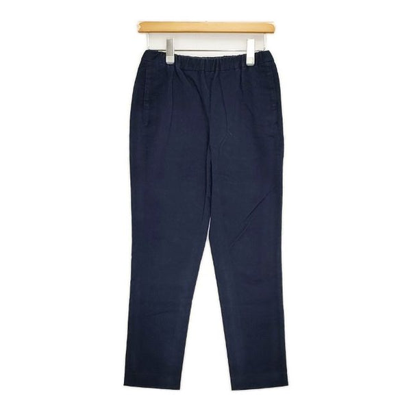 45R/45rpm モールオックスフォードストレッチスリムパンツ 定価22000円 パンツ ネイビー レディース フォーティーファイブアールピーエム【中古】5-0921T∞