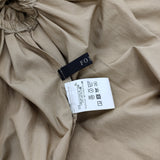 FONCE 3138-10-90008 半袖 シャツワンピース ギャザー コットン サイズ36 ワンピース ベージュ レディース フォンセ【中古】5-0606S△