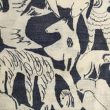 mina perhonen life puzzle ya8491 定価28600円 サイズ38 ウールニットソー カットソー アイボリー グレー レディース ミナペルホネン【中古】5-1116T∞