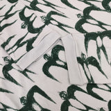 mina perhonen hello swallow aas8013us サイズM 長袖Ｔシャツ カットソー ロンＴ グリーン グレー系 レディース ミナペルホネン【中古】5-0927M∞