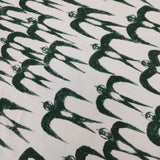 mina perhonen hello swallow aas8013us サイズM 長袖Ｔシャツ カットソー ロンＴ グリーン グレー系 レディース ミナペルホネン【中古】5-0927M∞
