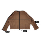 R&D.M.Co- コットンカシミヤ カットソー ブラウン レディース オールドマンズテーラー【中古】5-0911M∞
