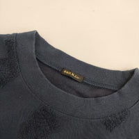 R&D.M.Co- J.Q.E JACQUARD QUEEN ELIZABETH 長袖Ｔシャツ カットソー ロンＴ ネイビー レディース オールドマンズテーラー【中古】5-0911M∞