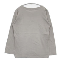 atelier naruse na-T07001 コットン 長袖Ｔシャツ カットソー ロンＴ グレー レディース アトリエナルセ【中古】5-0911M∞