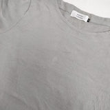 atelier naruse na-T07001 コットン 長袖Ｔシャツ カットソー ロンＴ グレー レディース アトリエナルセ【中古】5-0911M∞