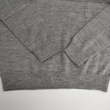 H/standard Vネック ウール セーター ニット グレー レディース アッシュスタンダード【中古】5-1026T∞