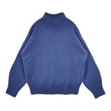 23区 MY STANDARD ロールネック カシミヤ混 羊毛 kr23 bw2503 セーター ニット ブルー レディース 23区【中古】5-1101T∞