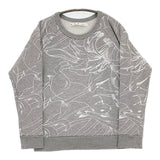 si-si-si comfort プリント トレーナー スウェット グレー レディース スースースーコンフォート【中古】5-0911M∞