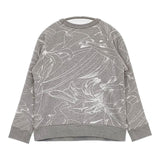 si-si-si comfort プリント トレーナー スウェット グレー レディース スースースーコンフォート【中古】5-0911M∞